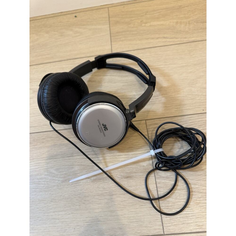 JVC HA-RX500 Over Ear Headphones Black Stereo Wired 3.5mm Closed Back Cushions